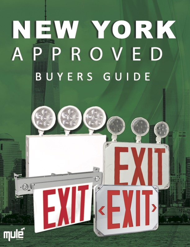 Mule Lighting NY Approved Buyers Guide Literature